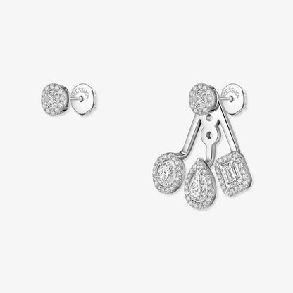 [⭐Aura] My Twin Trio  Diamond Earrings