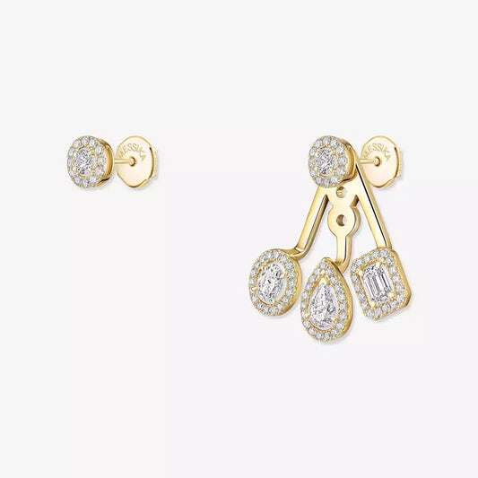 [⭐Aura] My Twin Trio  Diamond Earrings