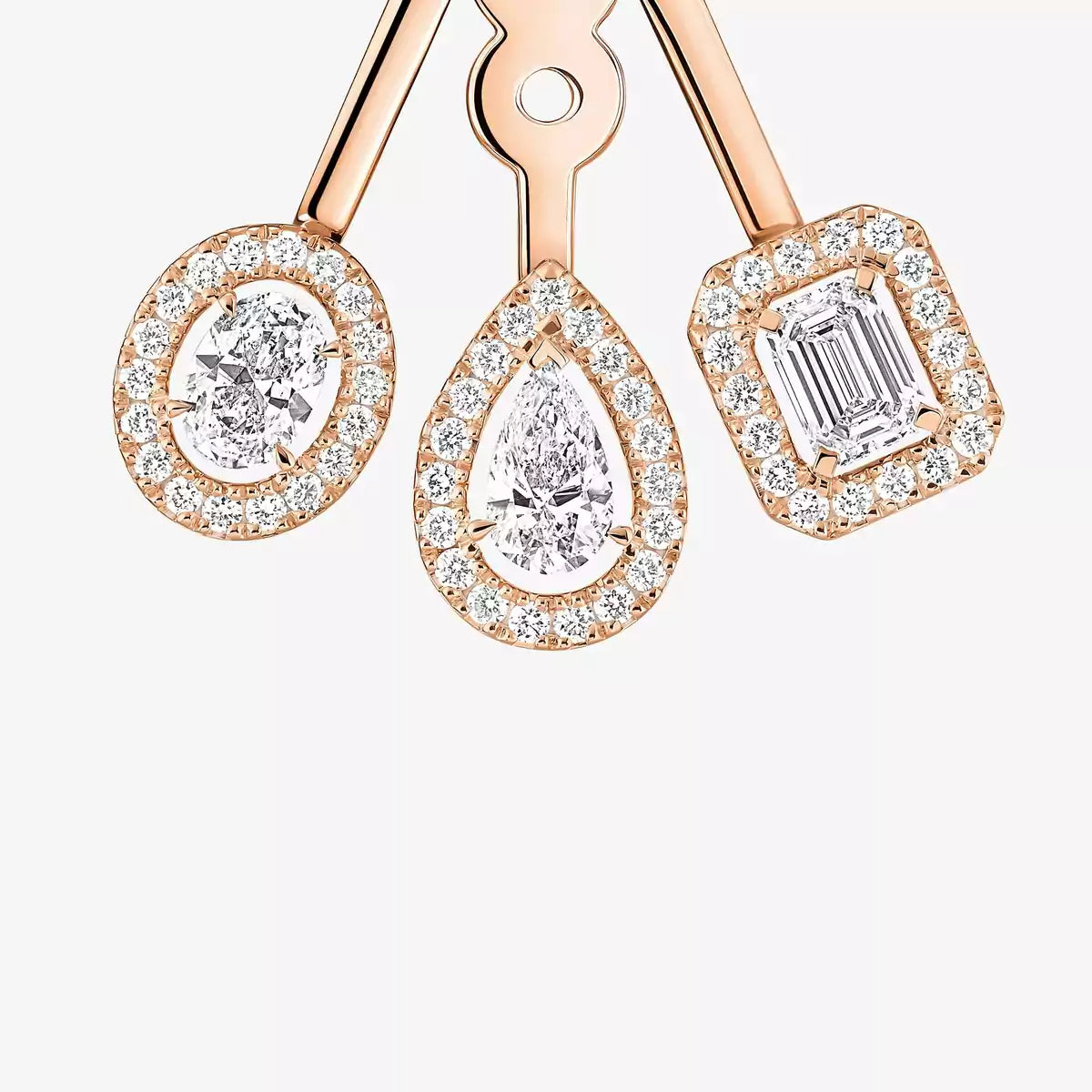 [⭐Aura] My Twin Trio  Diamond Earrings