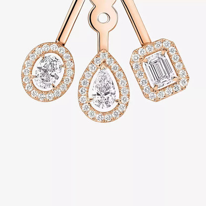 [⭐Aura] My Twin Trio  Diamond Earrings