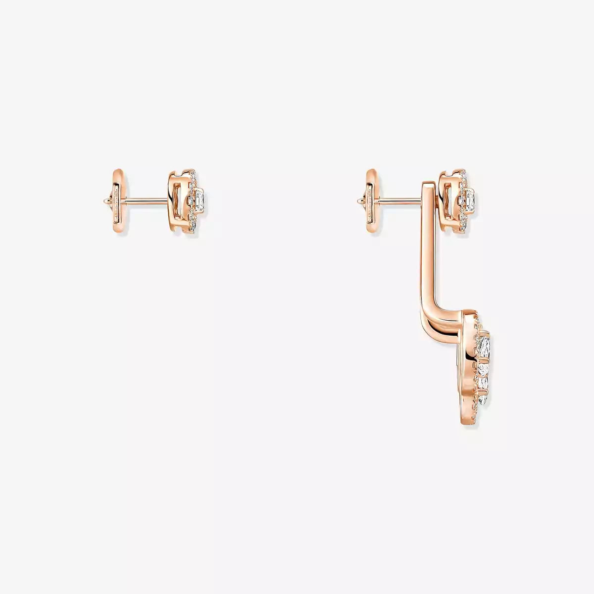 [⭐Aura] My Twin Trio  Diamond Earrings