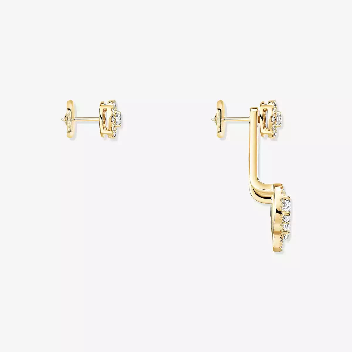 [⭐Aura] My Twin Trio  Diamond Earrings