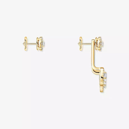 [⭐Aura] My Twin Trio  Diamond Earrings