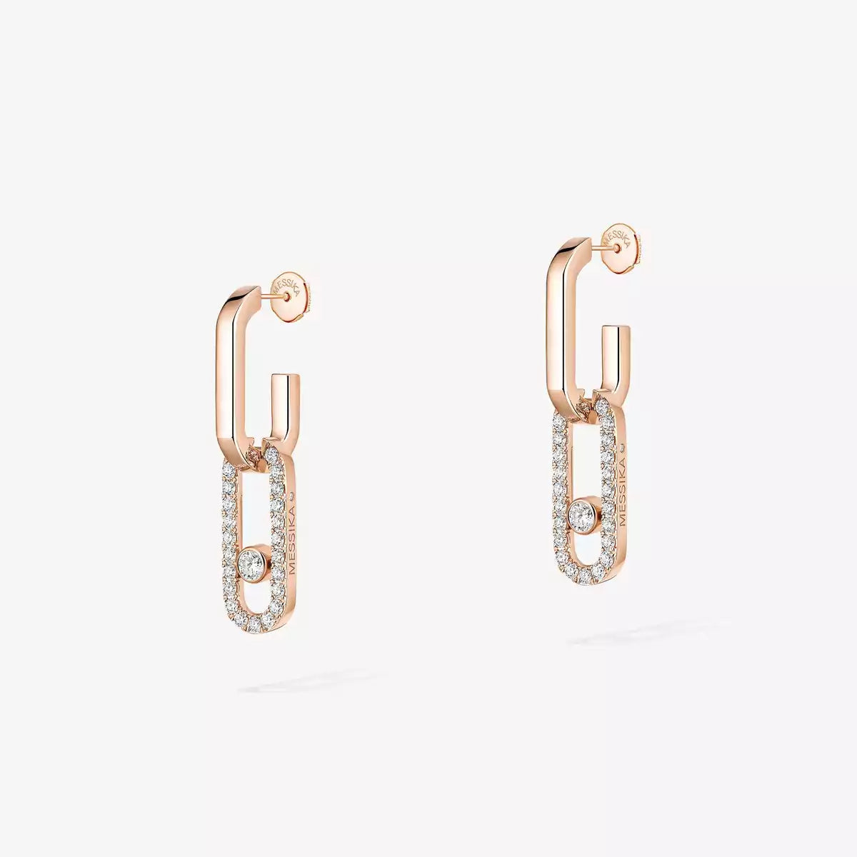 [⭐Aura]Move Link Diamond Earrings