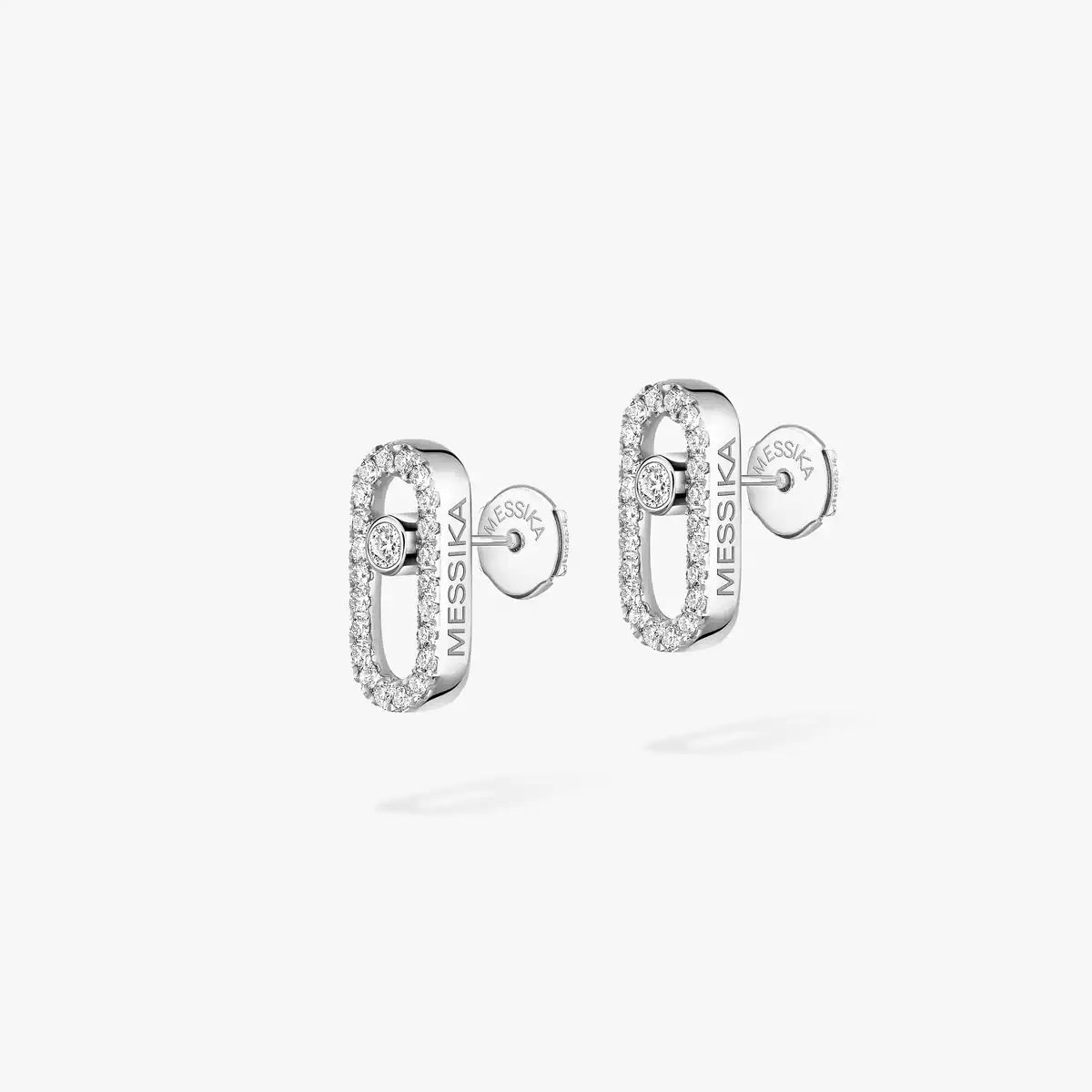 [⭐Aura]Move Uno Diamond Earrings