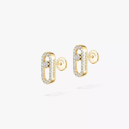 [⭐Aura]Move Uno Diamond Earrings