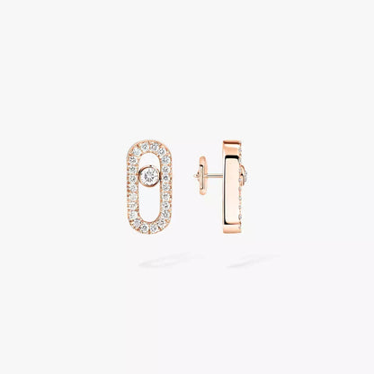 [⭐Aura]Move Uno Diamond Earrings