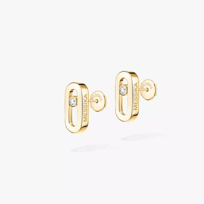 [⭐Aura]Move Uno Diamond Stud Earrings