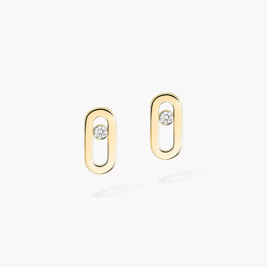 [⭐Aura]Move Uno Diamond Stud Earrings