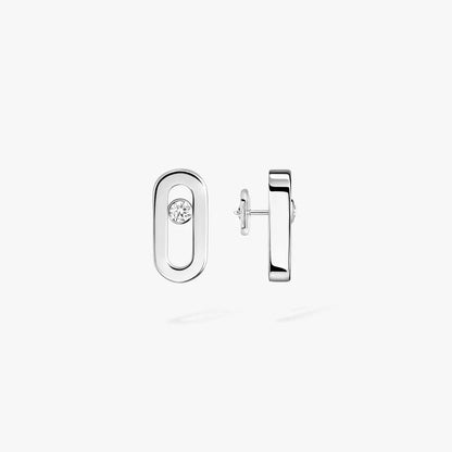 [⭐Aura]Move Uno Diamond Stud Earrings