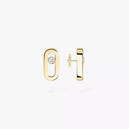 [⭐Aura]Move Uno Diamond Stud Earrings
