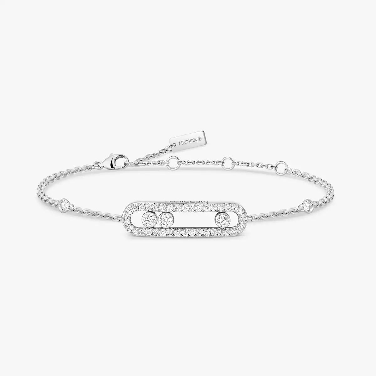 [⭐Aura]Pavé Baby Move Diamond Bracelet