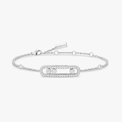 [⭐Aura]Pavé Baby Move Diamond Bracelet
