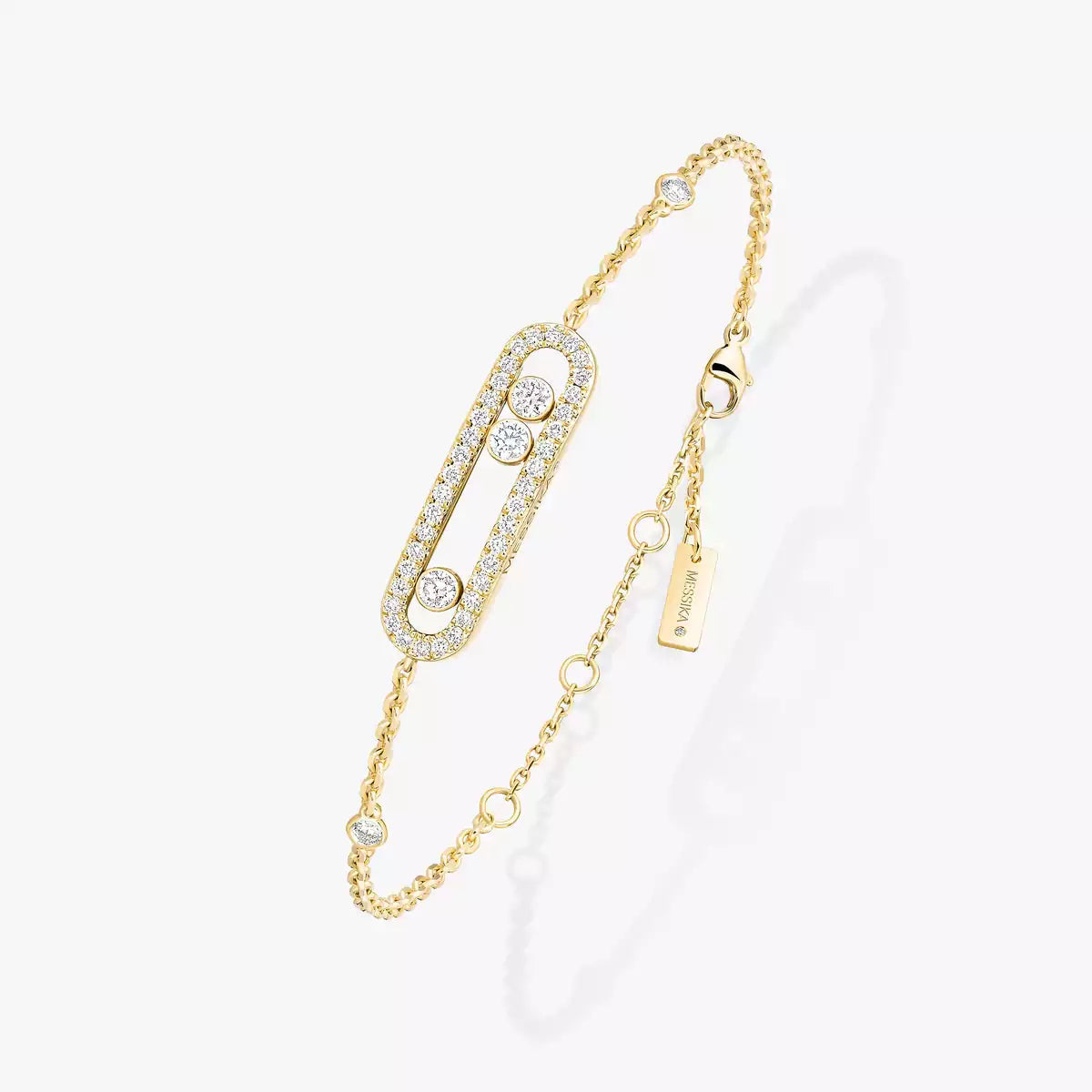 [⭐Aura]Pavé Baby Move Diamond Bracelet