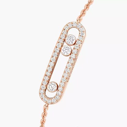 [⭐Aura]Pavé Baby Move Diamond Bracelet