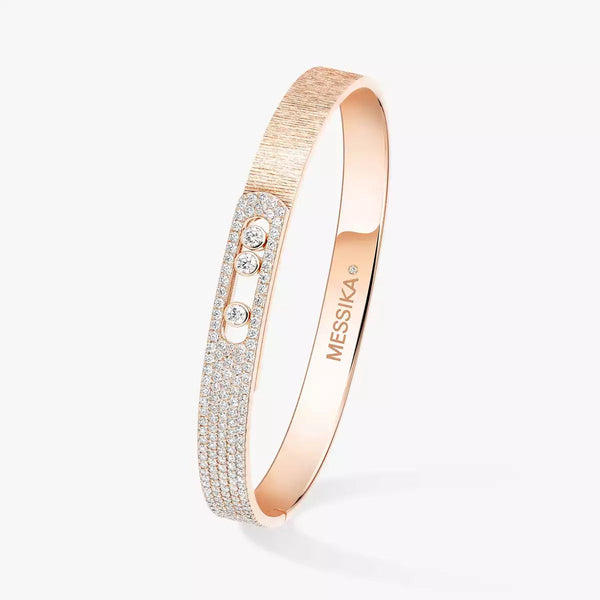 [⭐Aura]Move Noa Ciselé half pavé bangle