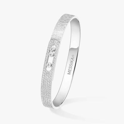 [⭐Aura]Move Noa Ciselé half pavé bangle