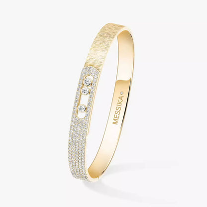 [⭐Aura]Move Noa Ciselé half pavé bangle