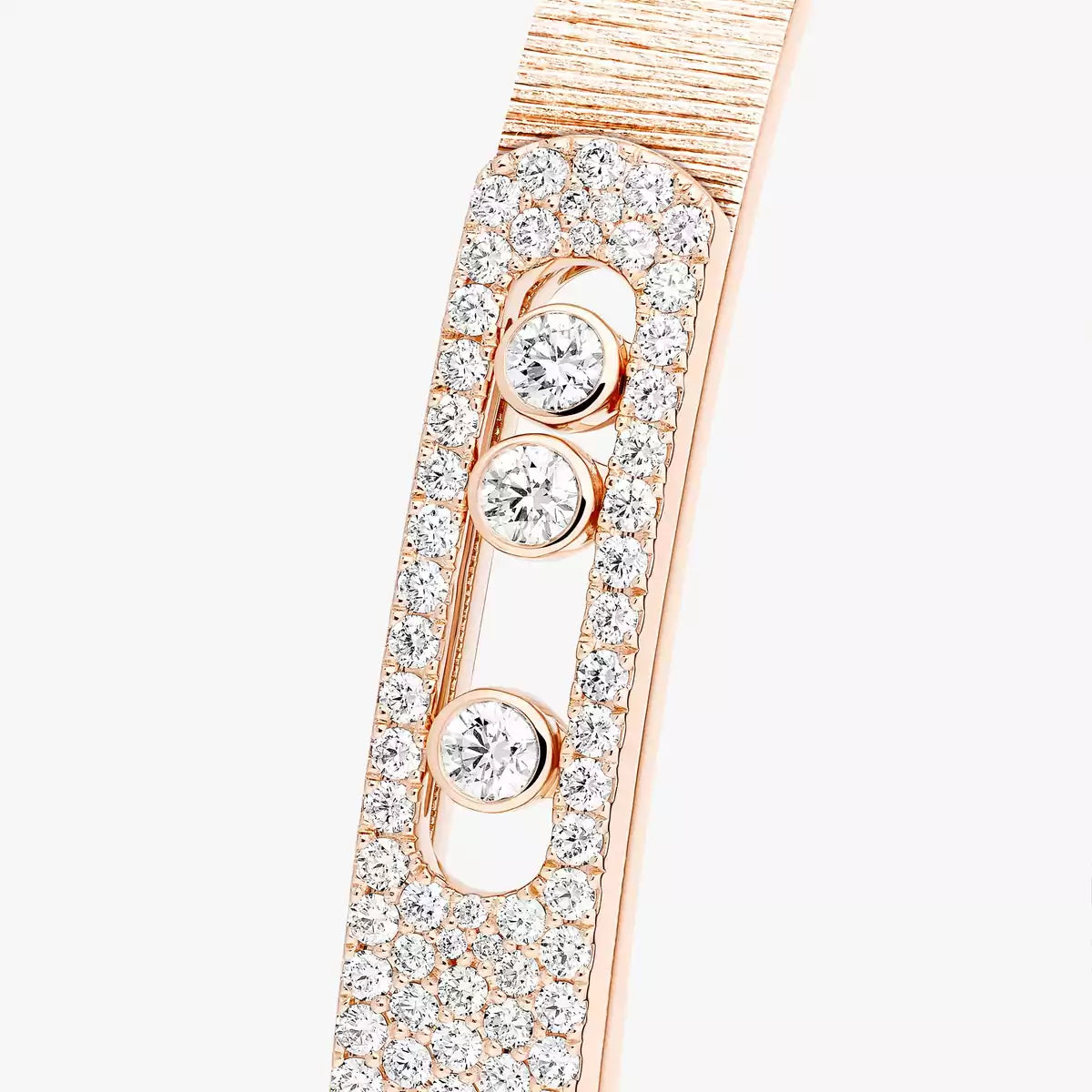 [⭐Aura]Move Noa Ciselé half pavé bangle