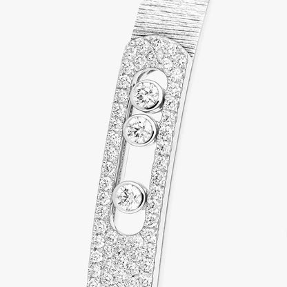 [⭐Aura]Move Noa Ciselé half pavé bangle