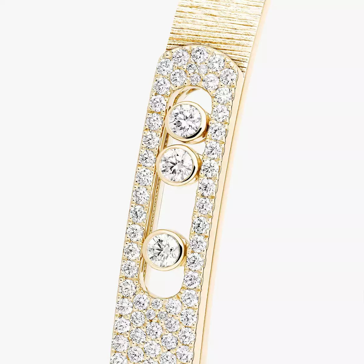 [⭐Aura]Move Noa Ciselé half pavé bangle