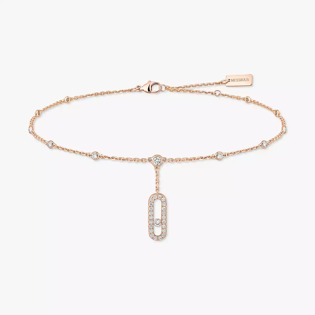 [⭐Aura] Move Uno pavé ankle bracelet