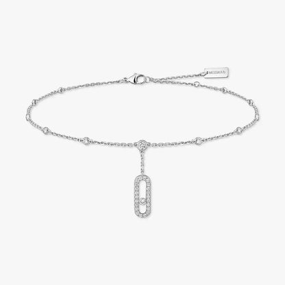 [⭐Aura] Move Uno pavé ankle bracelet