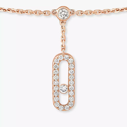 [⭐Aura] Move Uno pavé ankle bracelet