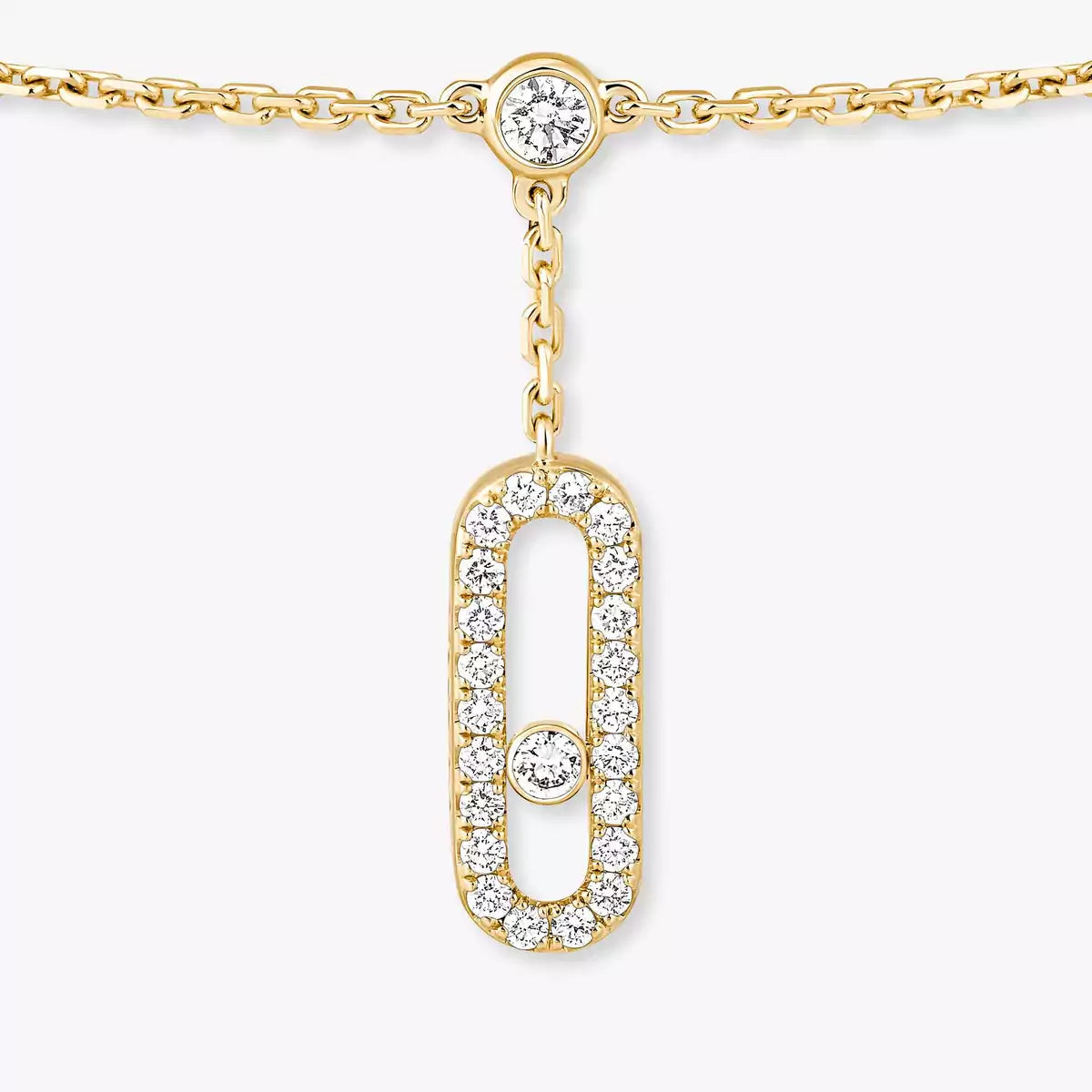 [⭐Aura] Move Uno pavé ankle bracelet