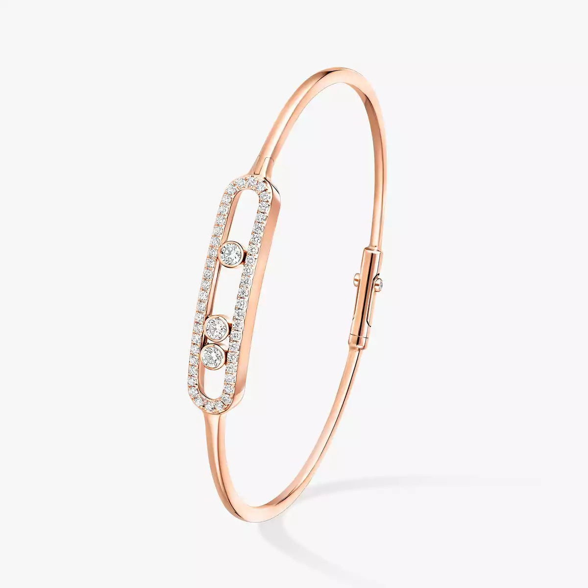 [⭐Aura]Move Pavé Diamond Bangle Bracelet M