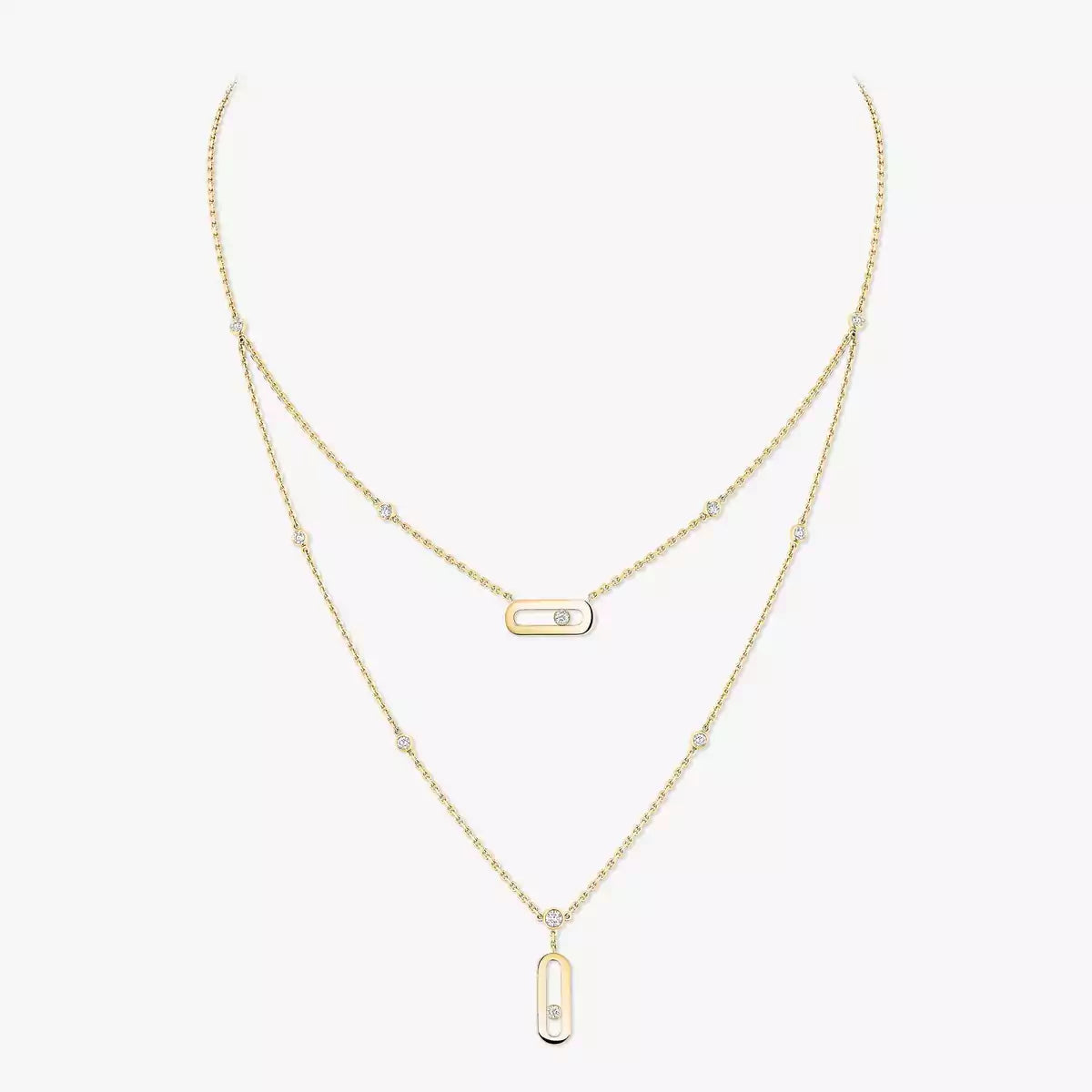 [⭐Aura] Move Uno Diamond Necklace