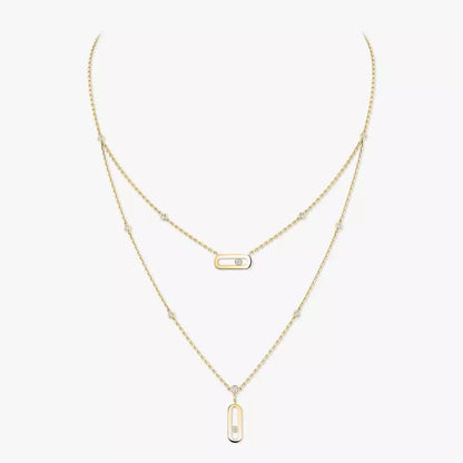 [⭐Aura] Move Uno Diamond Necklace
