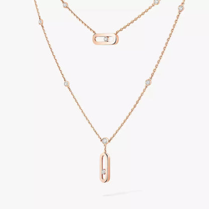 [⭐Aura] Move Uno Diamond Necklace