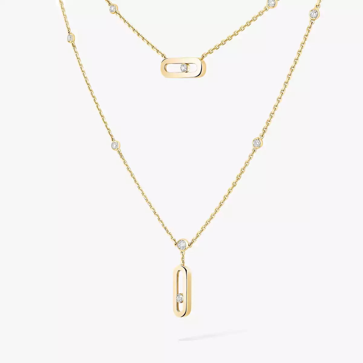 [⭐Aura] Move Uno Diamond Necklace
