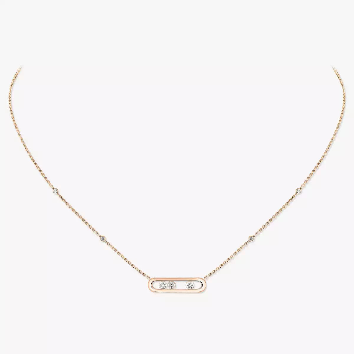[⭐Aura] Baby Move Gold Diamond Necklace