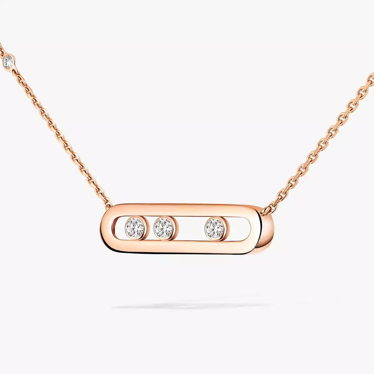 [⭐Aura] Baby Move Gold Diamond Necklace