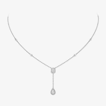 [⭐Aura]Gold Diamond Tie Necklace