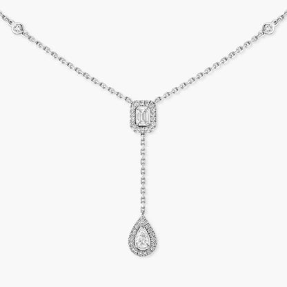 [⭐Aura]Gold Diamond Tie Necklace
