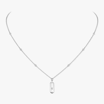 [⭐Aura] Move Uno Gold Diamond Long Necklace