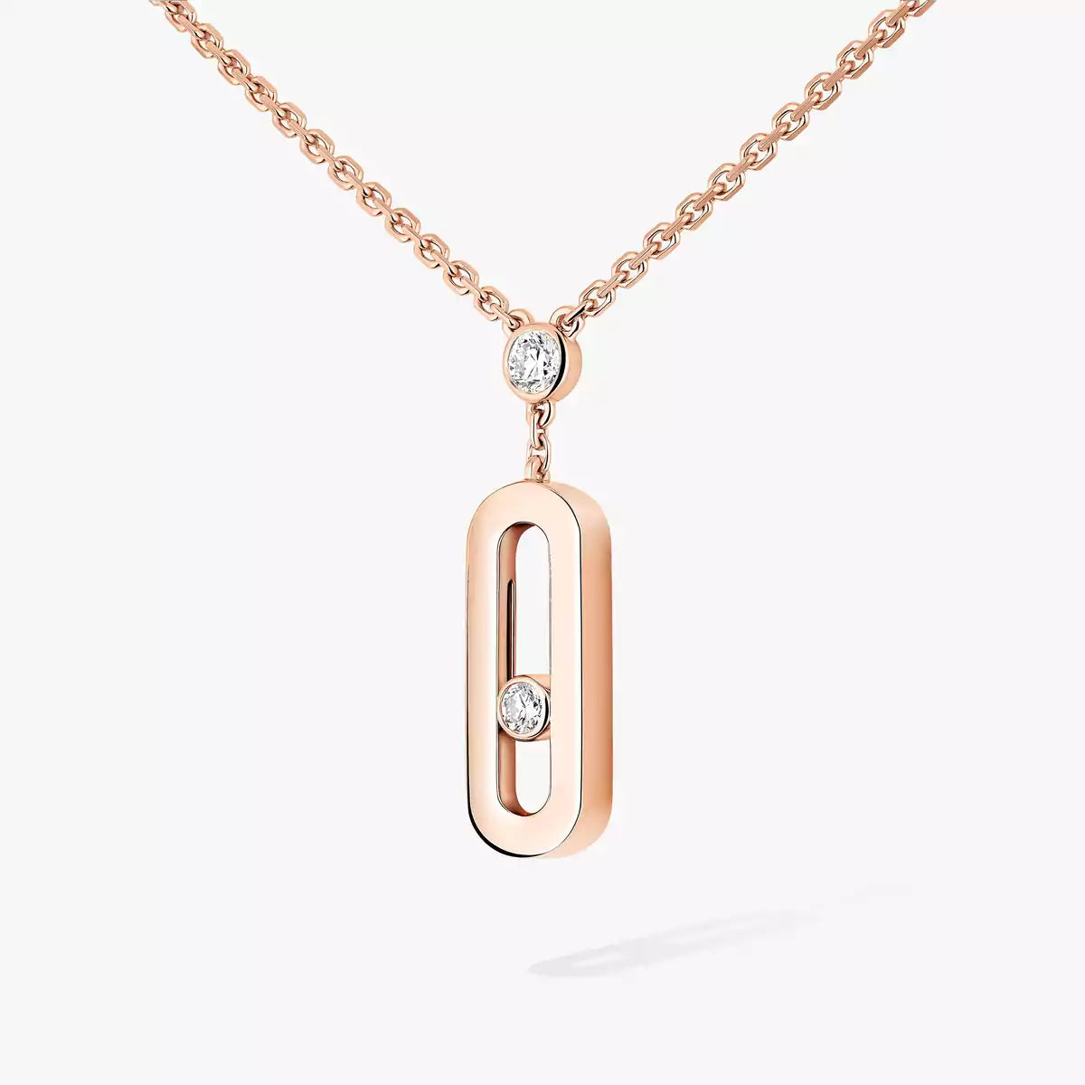 [⭐Aura] Move Uno Gold Diamond Long Necklace