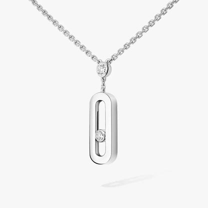 [⭐Aura] Move Uno Gold Diamond Long Necklace