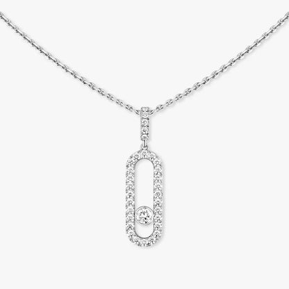 [⭐Aura]Move Uno Diamond Necklace in Rose Gold