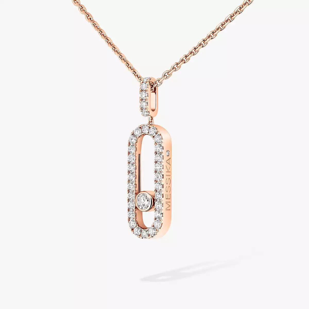[⭐Aura]Move Uno Diamond Necklace in Rose Gold