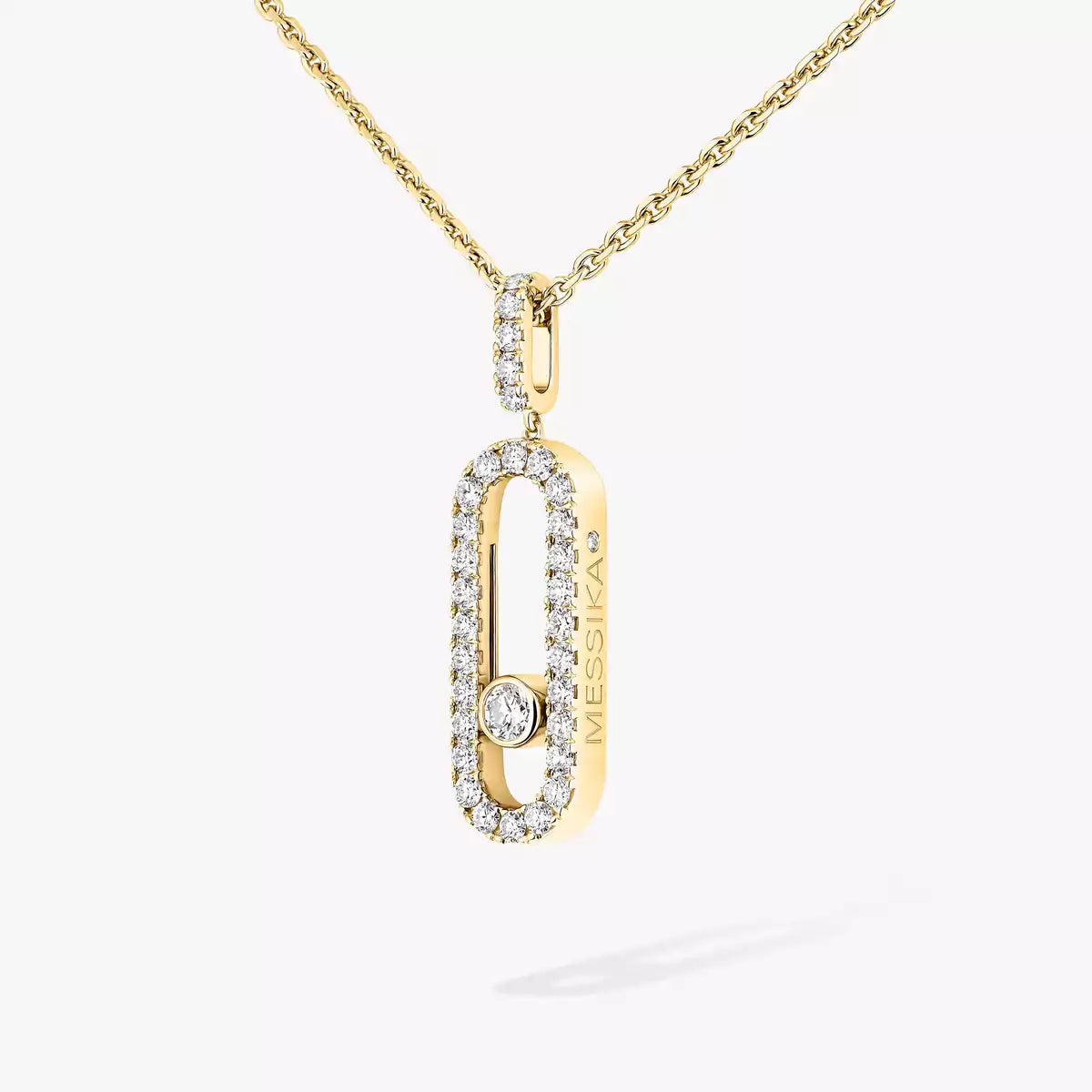 [⭐Aura]Move Uno Diamond Necklace in Rose Gold