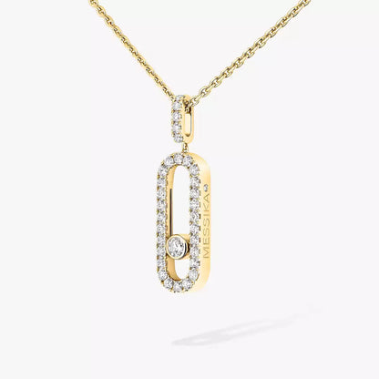 [⭐Aura]Move Uno Diamond Necklace in Rose Gold