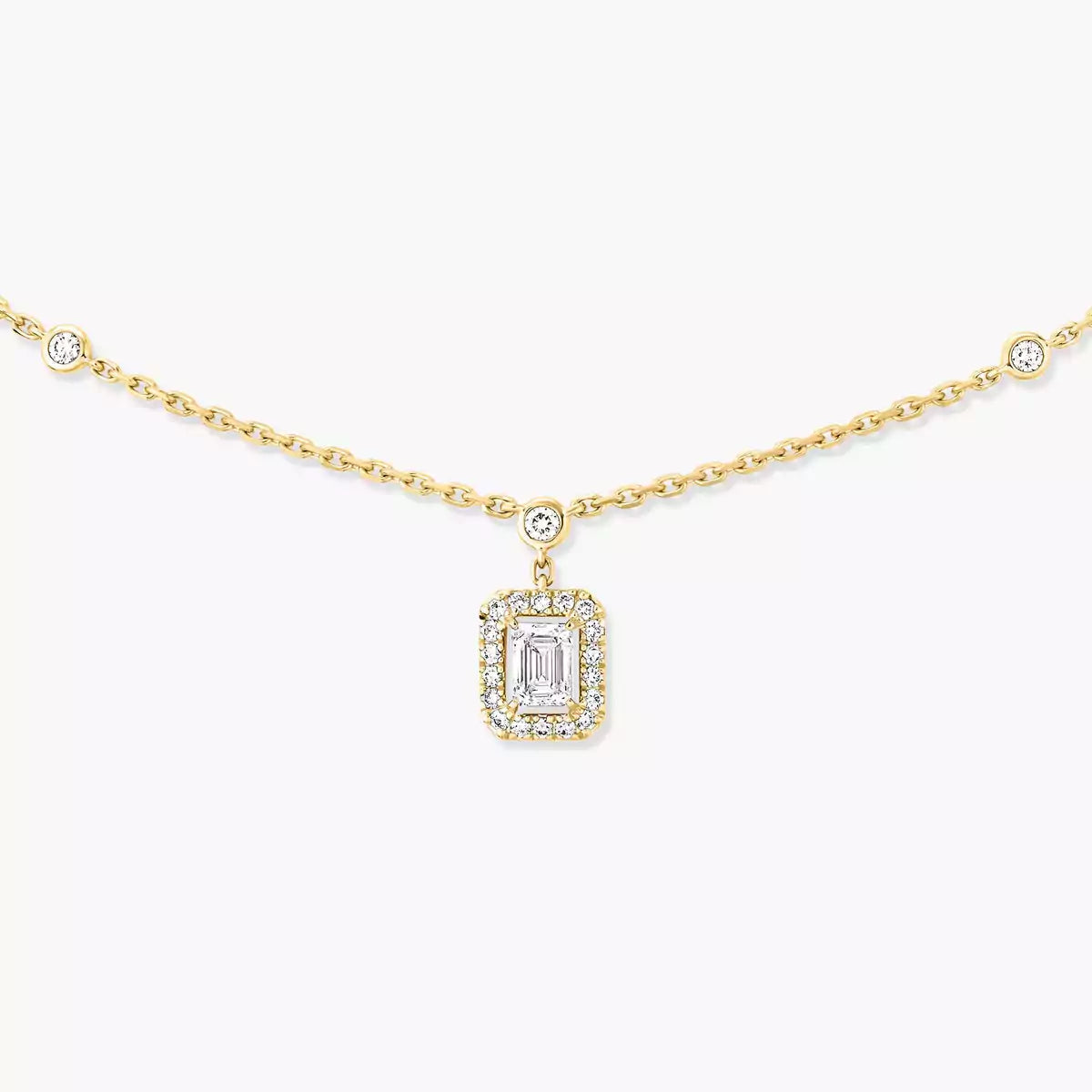 [⭐Aura]My Twin Diamond Necklace in Silver