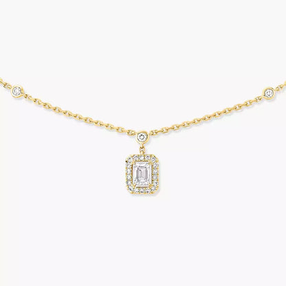 [⭐Aura]My Twin Diamond Necklace in Silver