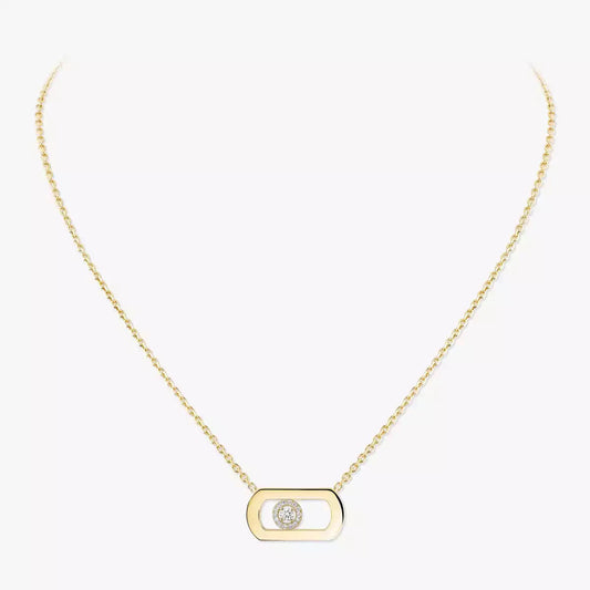 [⭐Aura]So Move Diamond Necklace in Gold