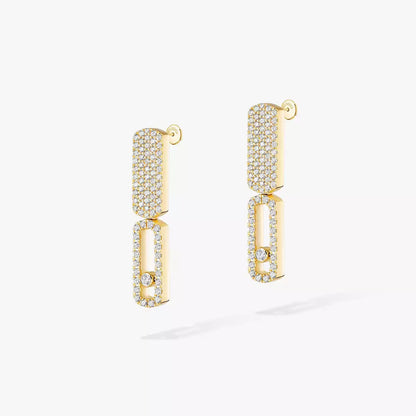 [⭐Aura]Imperial Move SM Diamond Earrings