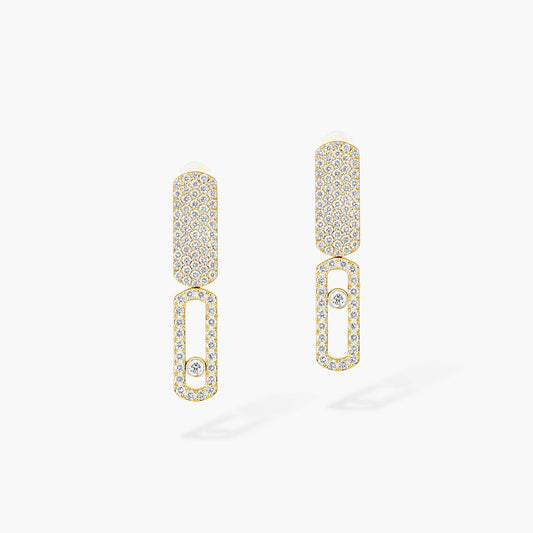 [⭐Aura]Imperial Move SM Diamond Earrings